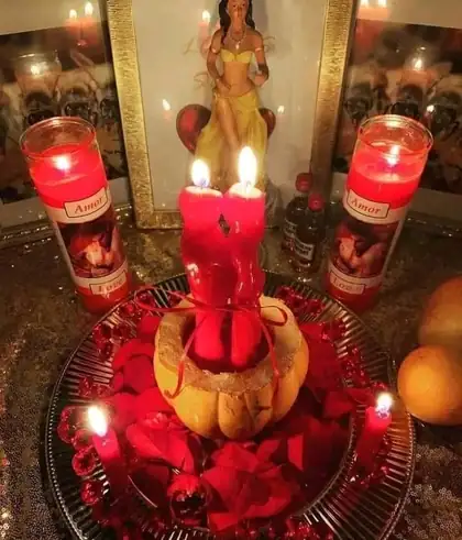 Ritual de amarres de amor con velas rojas