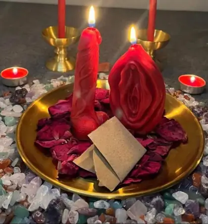Velas rojas para endulzamientos de pareja
